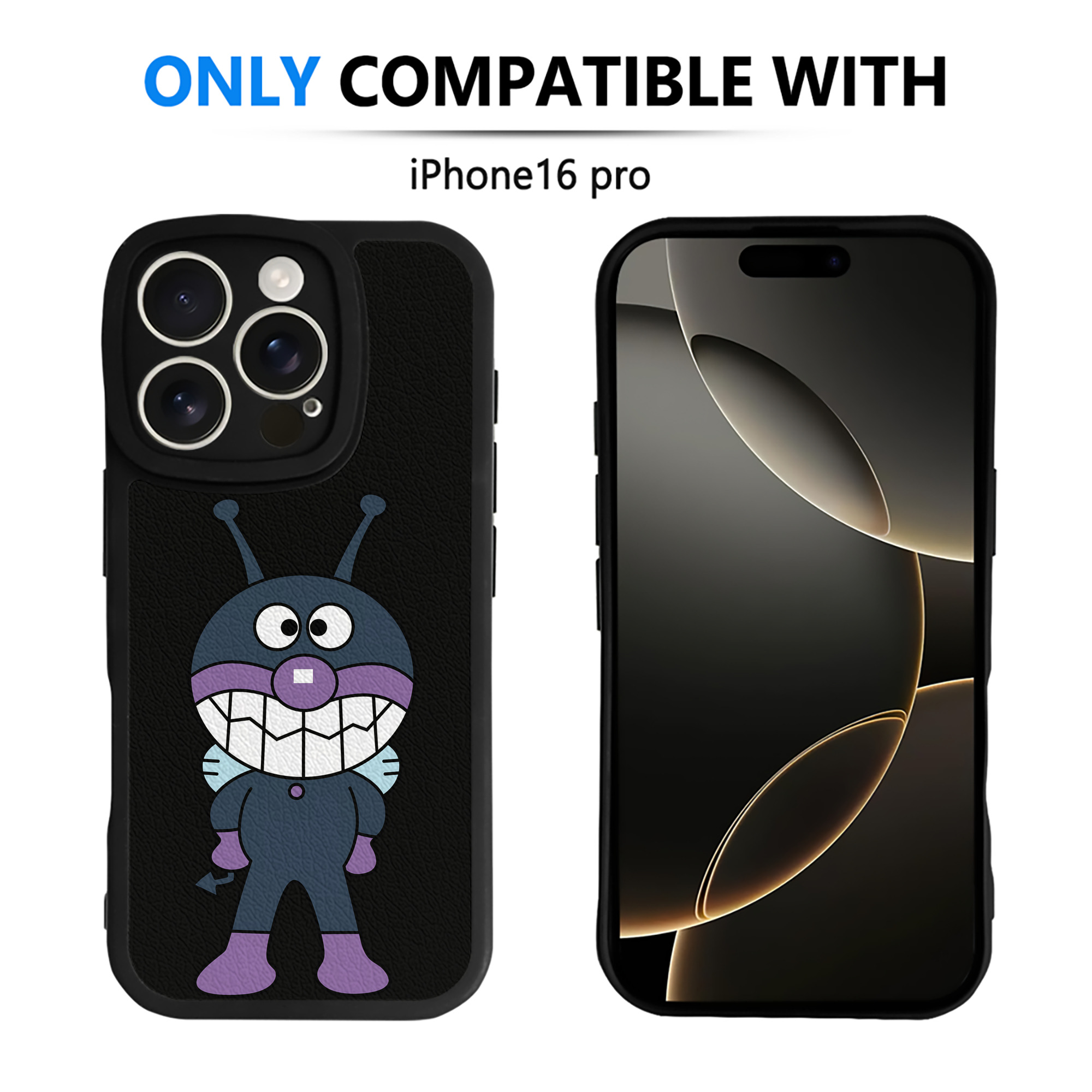 （画像用） アンパンマン Anpanman 【iPhone 16シリーズ対応】シリコンスマホケース（レザー調） 材質：シリコン